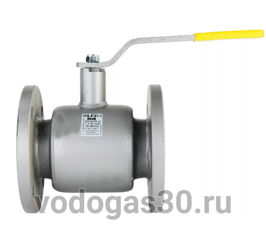 Кран стальной фланцевый LD 50 — изображение 2